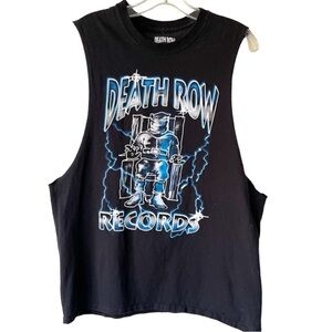 DEATH ROW records black tank top unisex size large